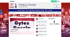 Desktop Screenshot of peeblesrfc.org